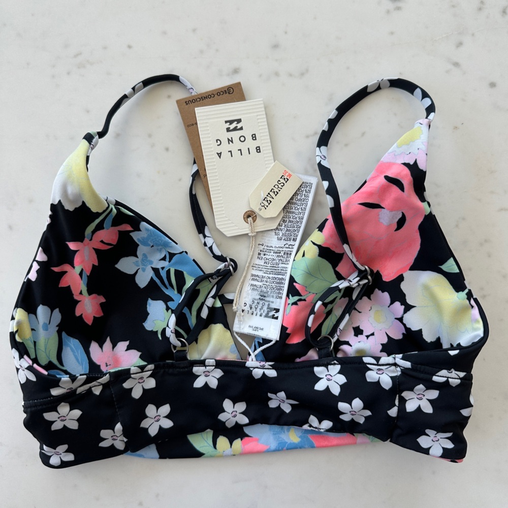 NWT Billabong WOMEN'S FEELIN TROPICAL RV V NECK CAMI - Picture 6 of 7